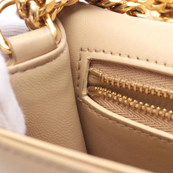 Celine Bag Triomphe leather beige Shoulder - Picture 6 of 7